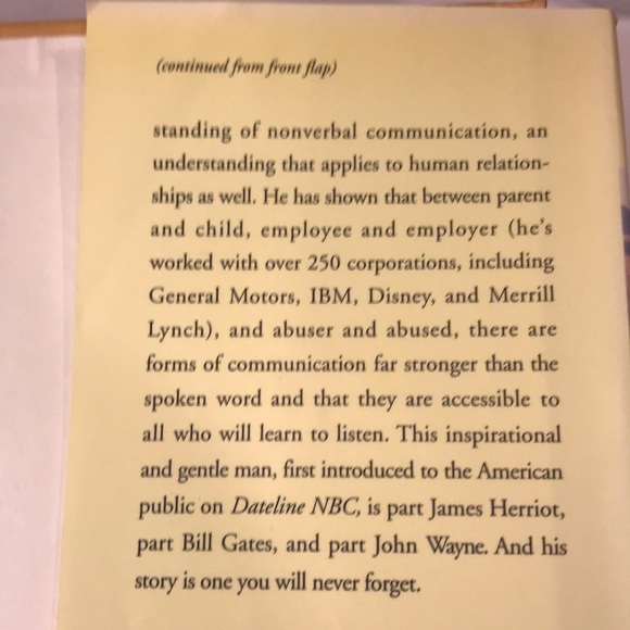 Signed- The Man Who Listens To Horses by Monty Roberts - Picture 9 of 10